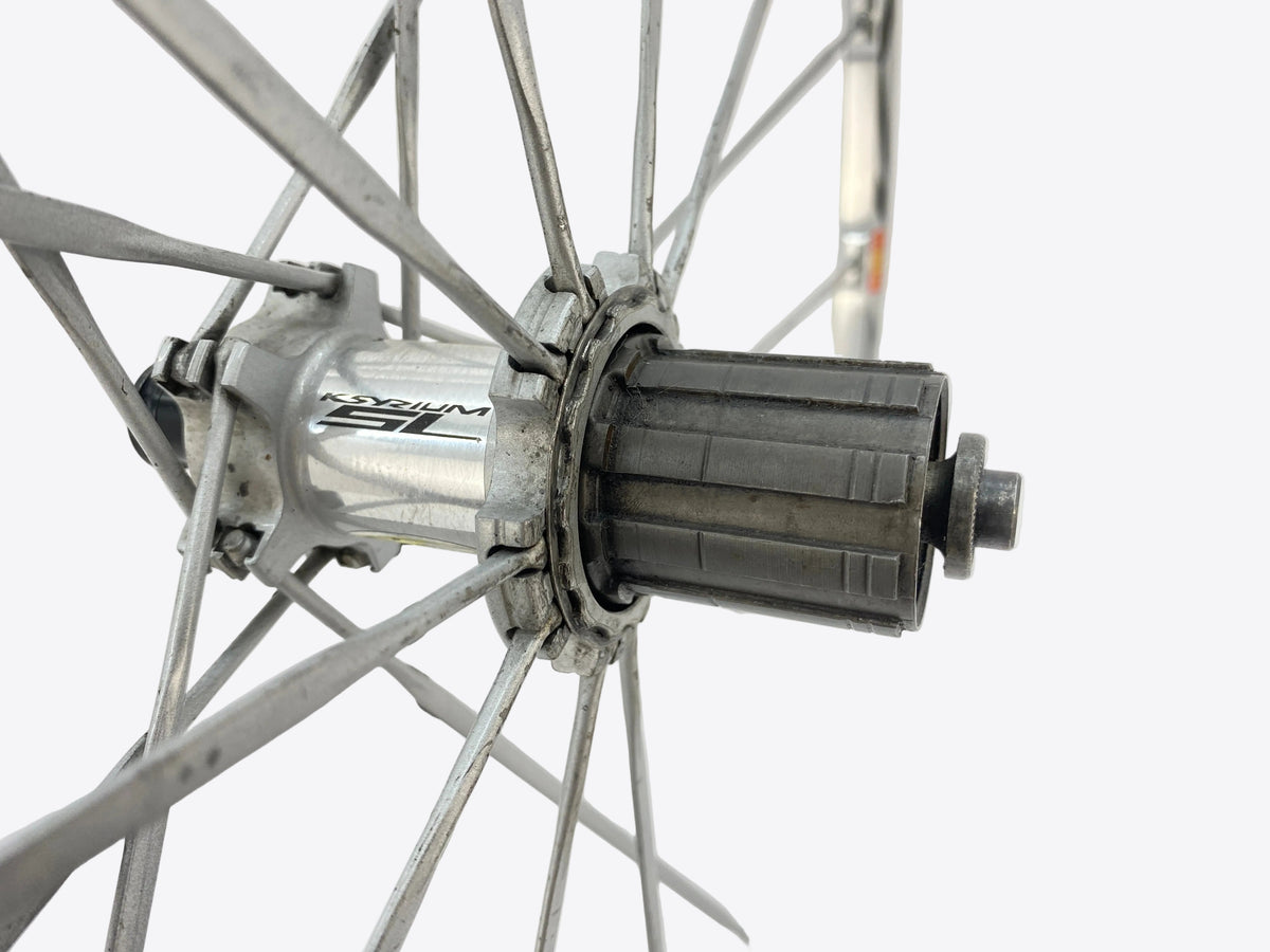close up of the freehub body