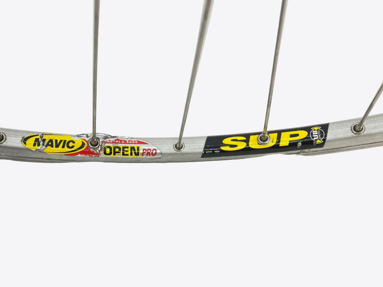 Mavic Open Pro / Dura Ace 7700 Wheelset 9-spd Ti FH 32h