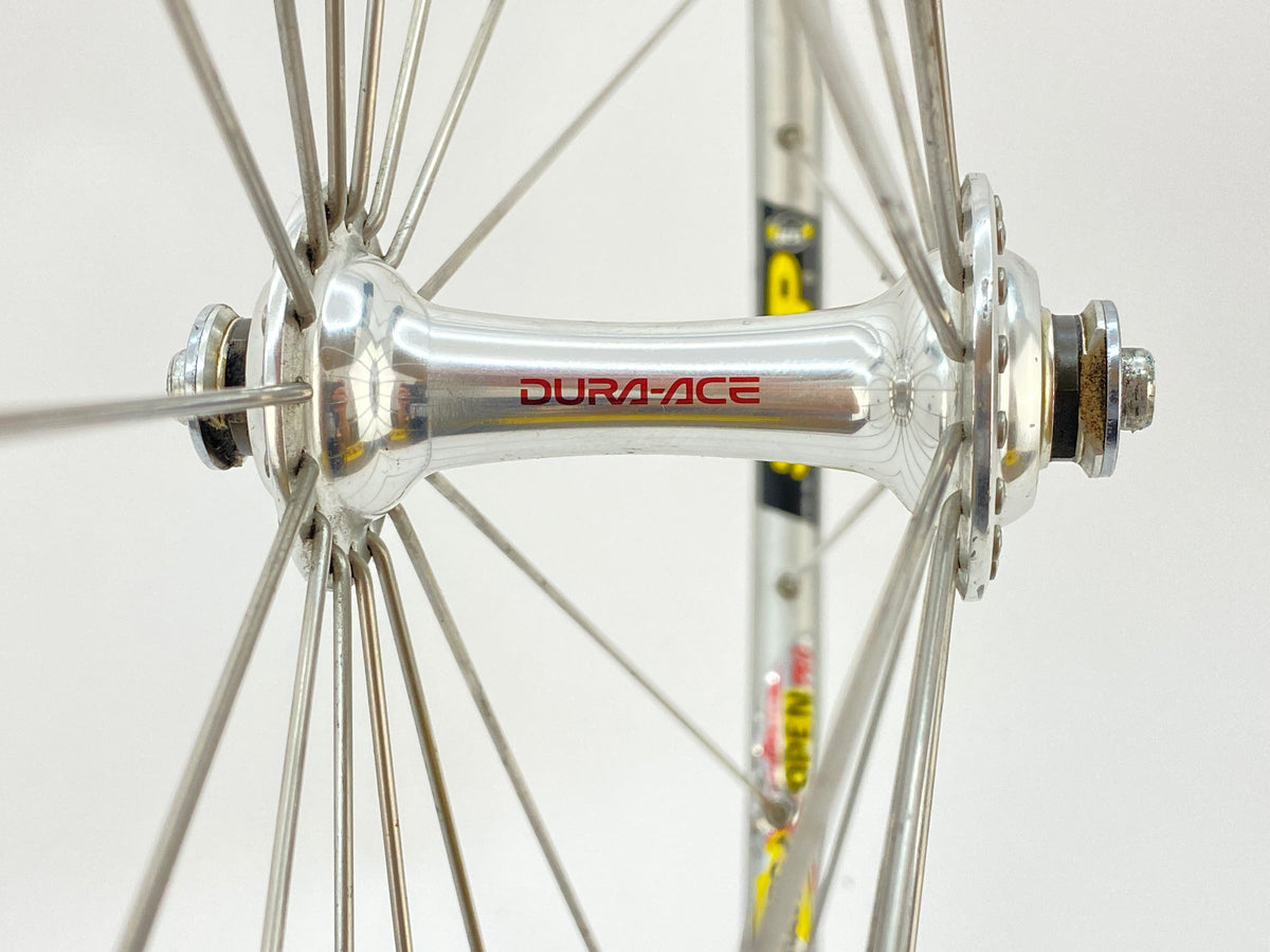 close up of the front hub