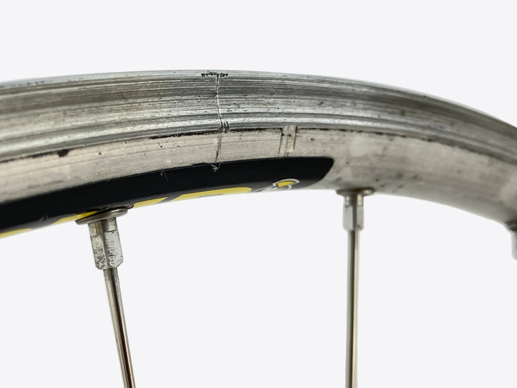 scratch across the brake surface