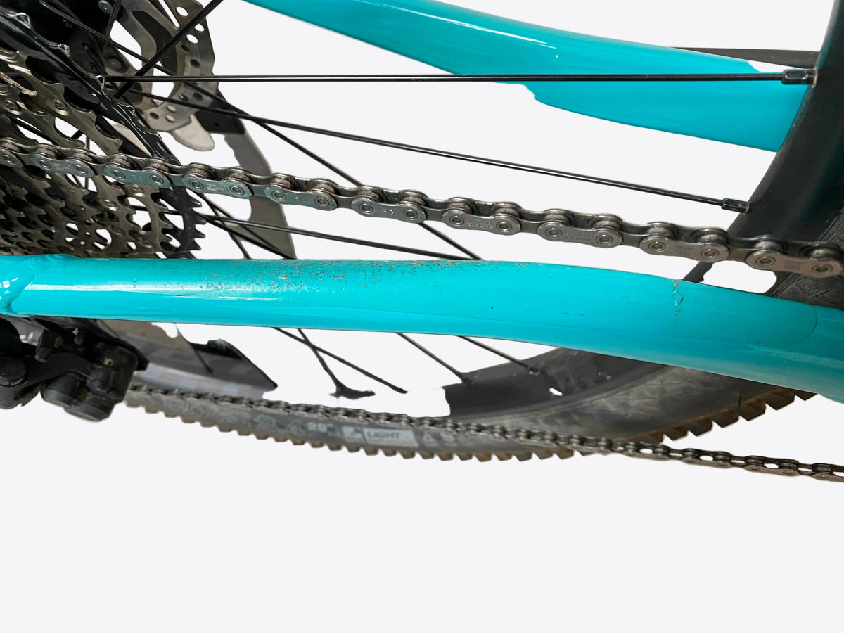 chain wear on the chainstay