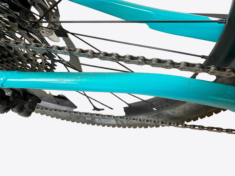chain wear on the chainstay