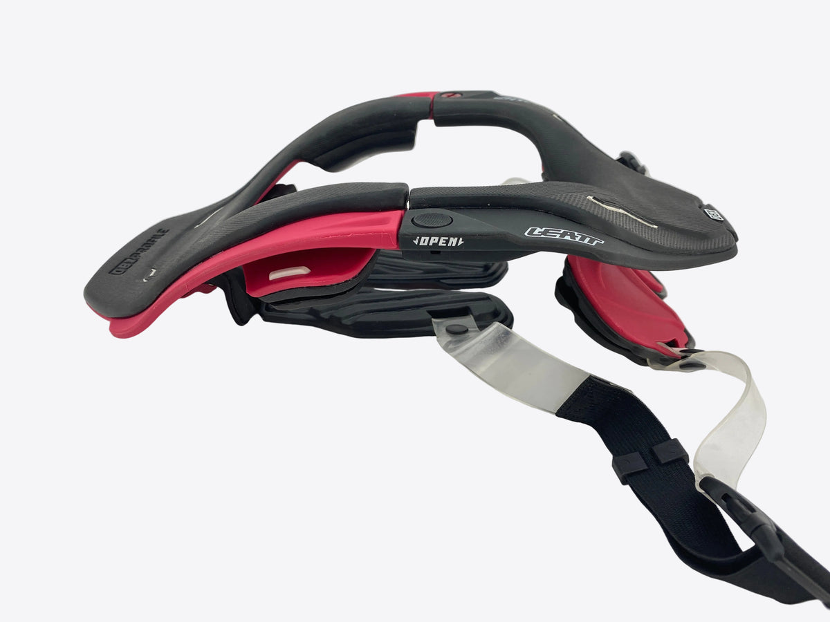 left side view of the brace