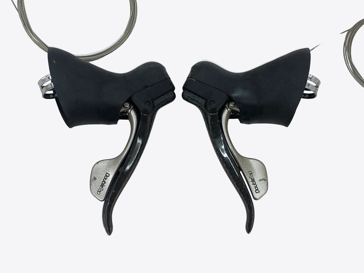 reverse side view of the levers