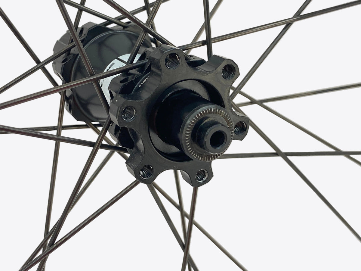close up of the left rear axle end