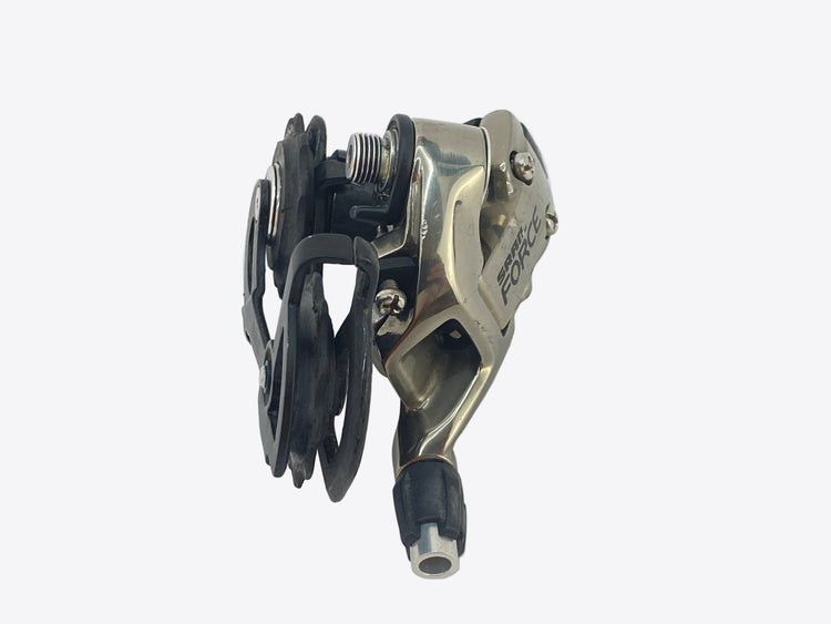 rear view of the derailleur