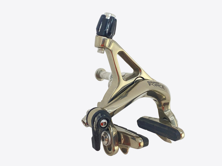 left side view of the front brake