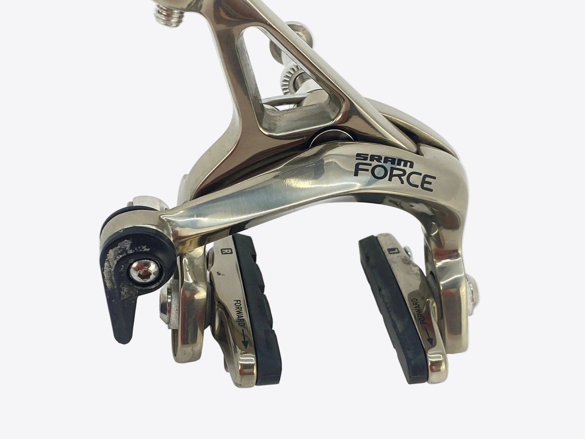 close up of the front brake
