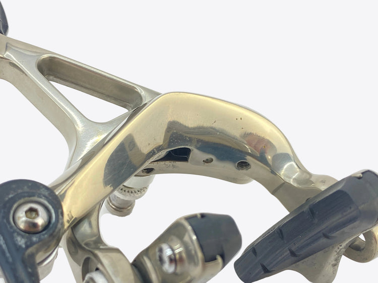 underside view of the rear brake