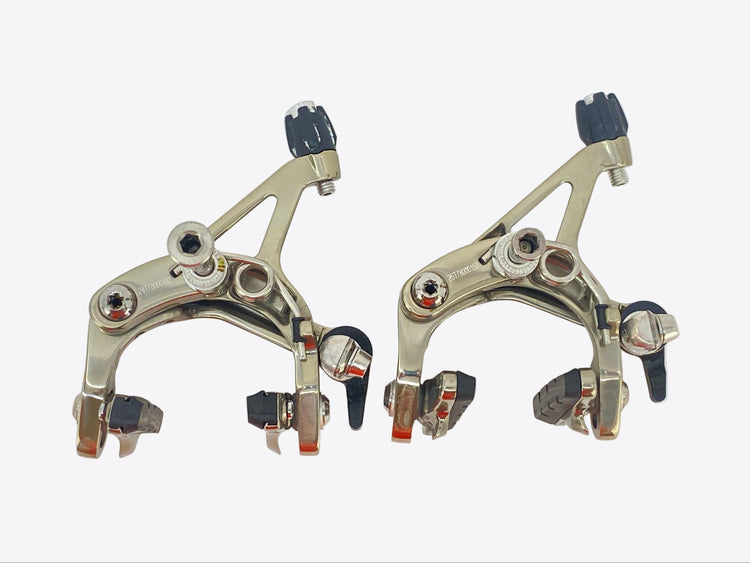 backside view of the brakes