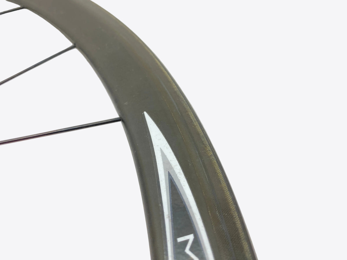 close up of the rear brake track