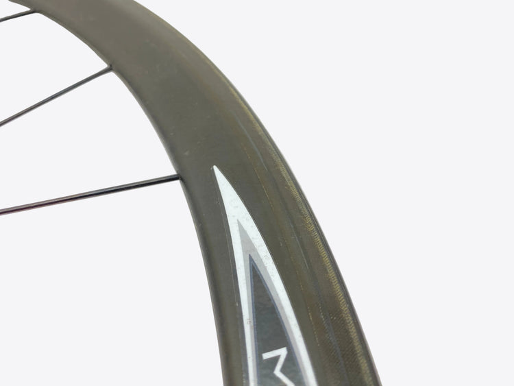 close up of the rear brake track