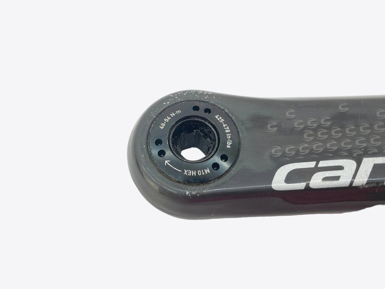 close up of the spindle bolt