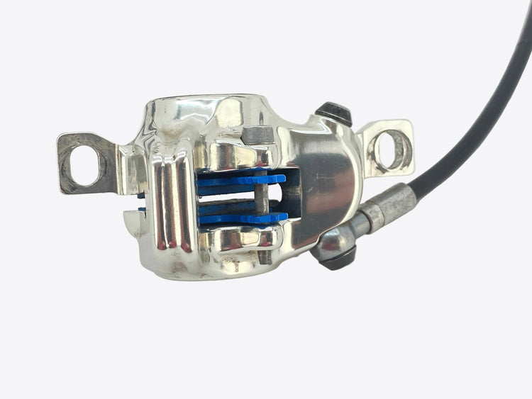 top view of the rear  caliper