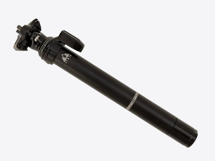seatpost in dropped position 