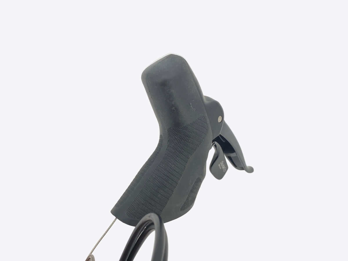 top view of the left lever