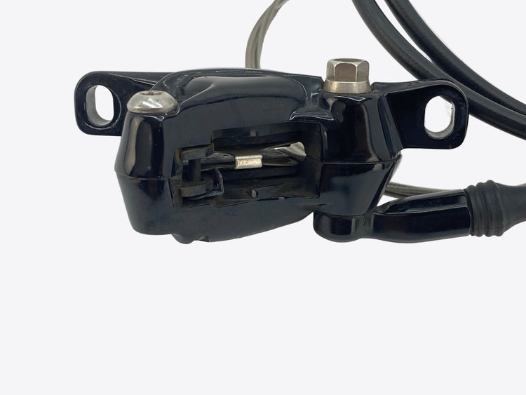 top view of the front caliper