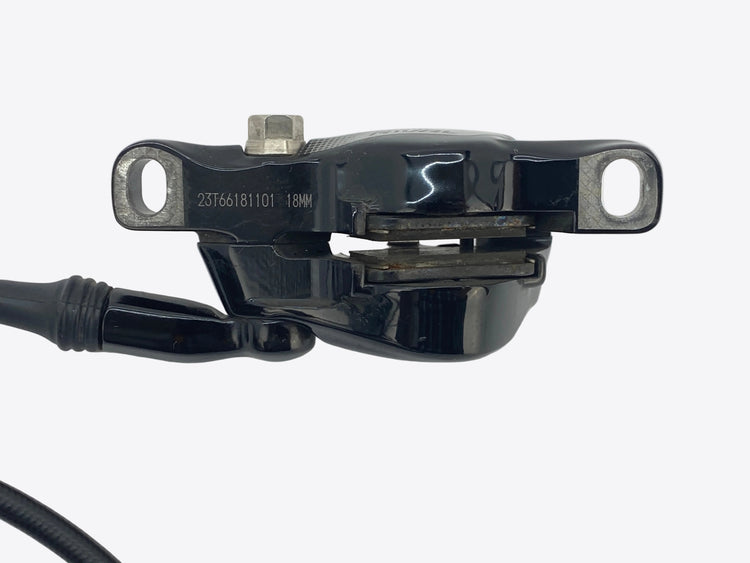 underside of the rear caliper