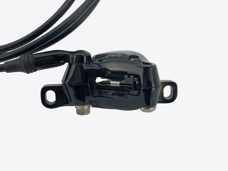 top view of the rear caliper