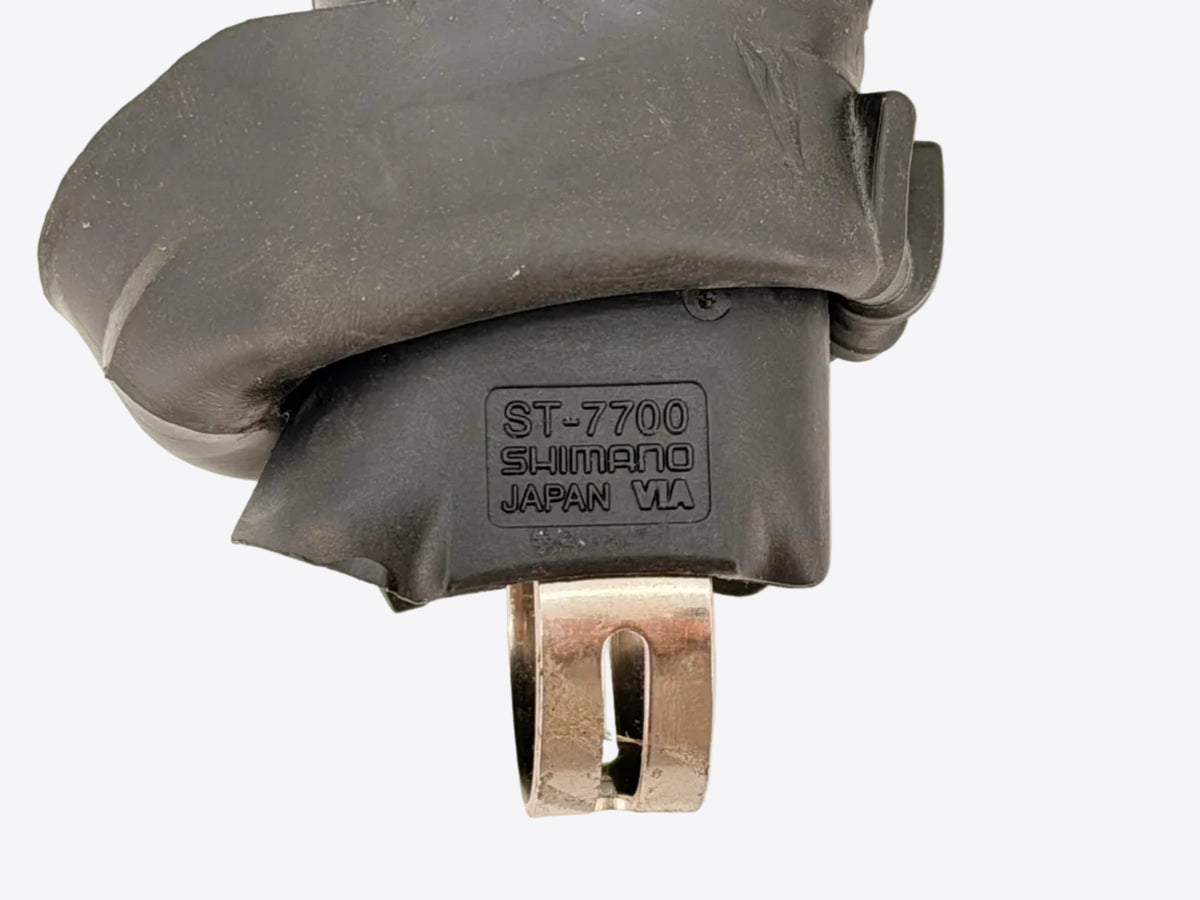 A close-up showing embossed text that reads ST-7700