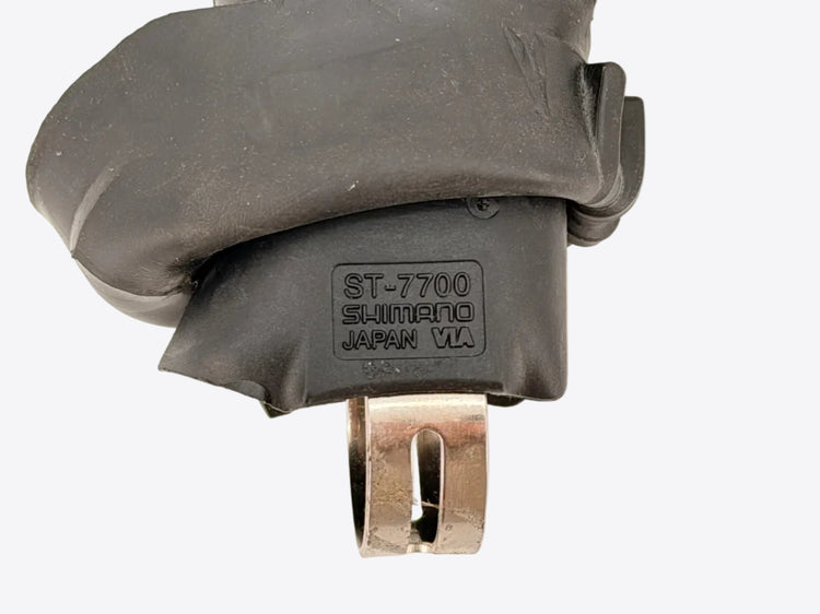 A close-up showing embossed text that reads ST-7700