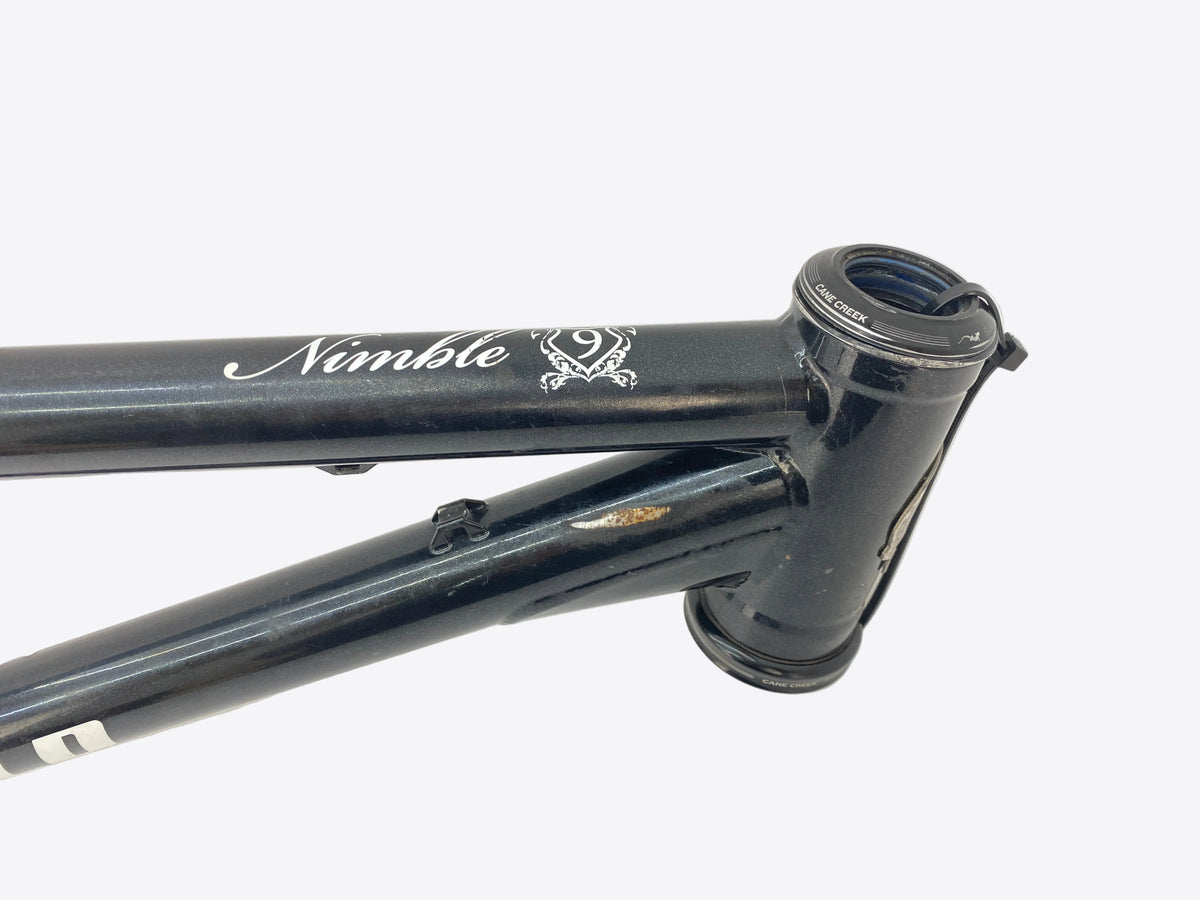 cable rub near the head tube and the model name