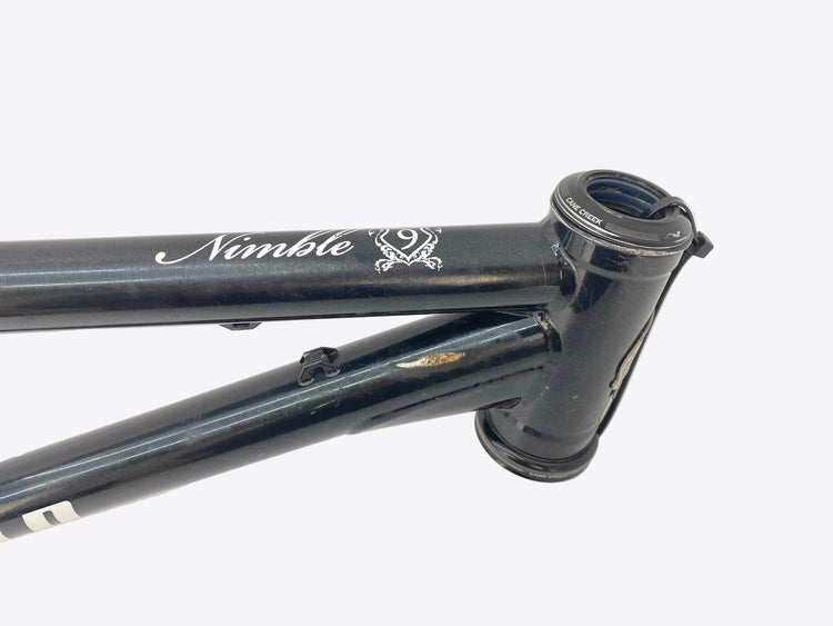 cable rub near the head tube and the model name