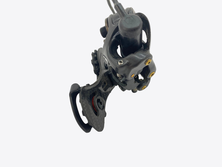 rear view of the derailleur