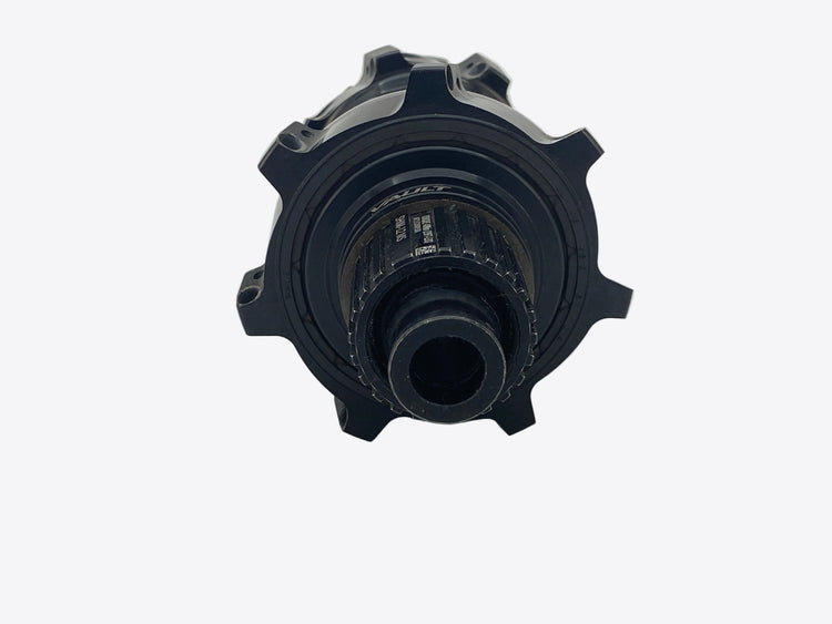 view of the right side axle end