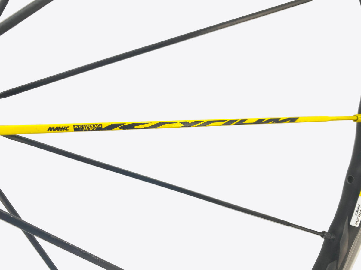 view of the yellow spoke