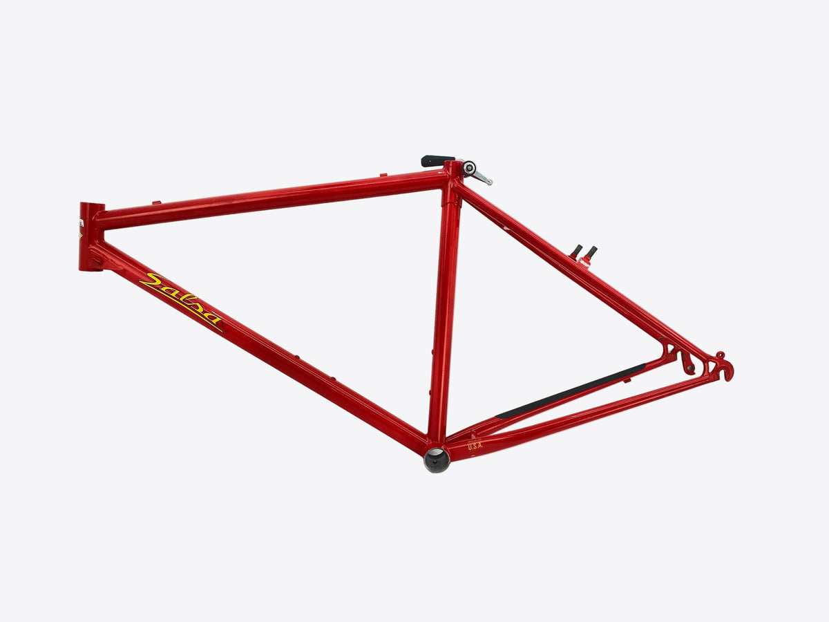 left side view of the frame