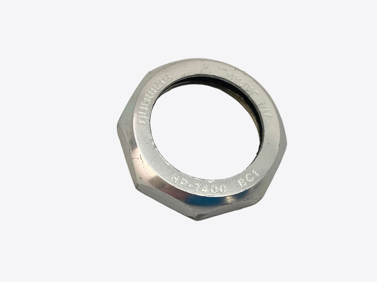 close up of the top nut
