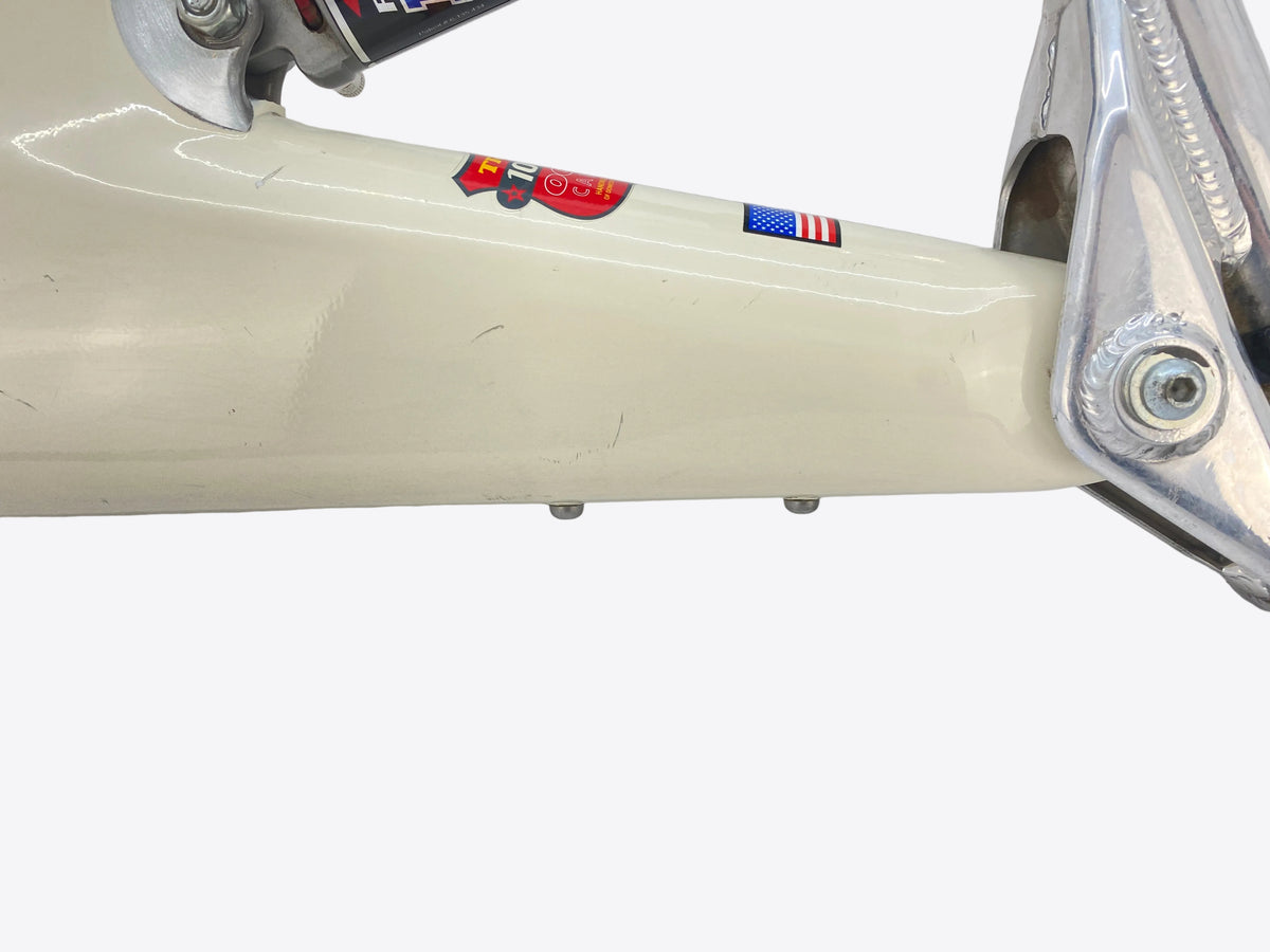 small scratches on the lower left side