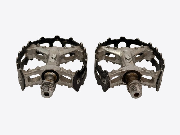 Suntour XC II Mountain Bike Flat Clip Pedals 9/16" Beartrap style
