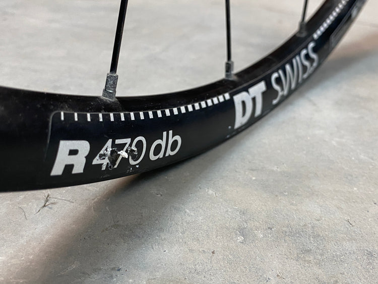 DT Swiss r470db CL Disc Brake 700c Tubeless Wheelset Thru