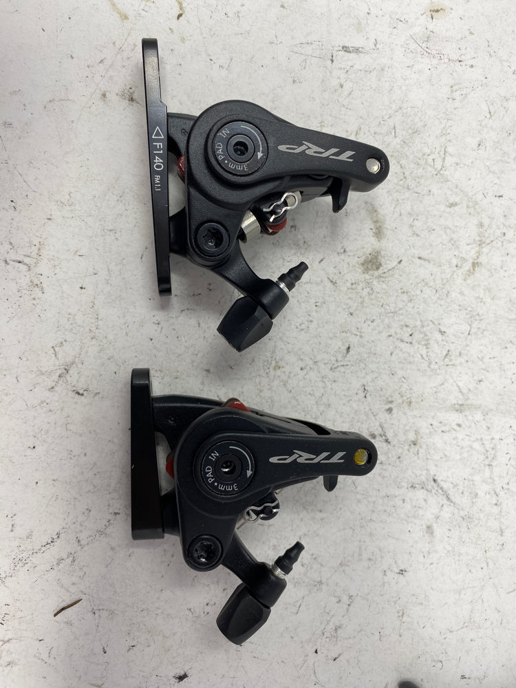 Trp Spyre C Brake Calipers with Bar End Brake Levers