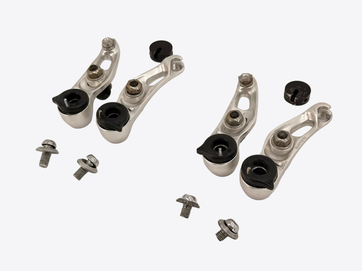 two sets of XTR canti brakes back side