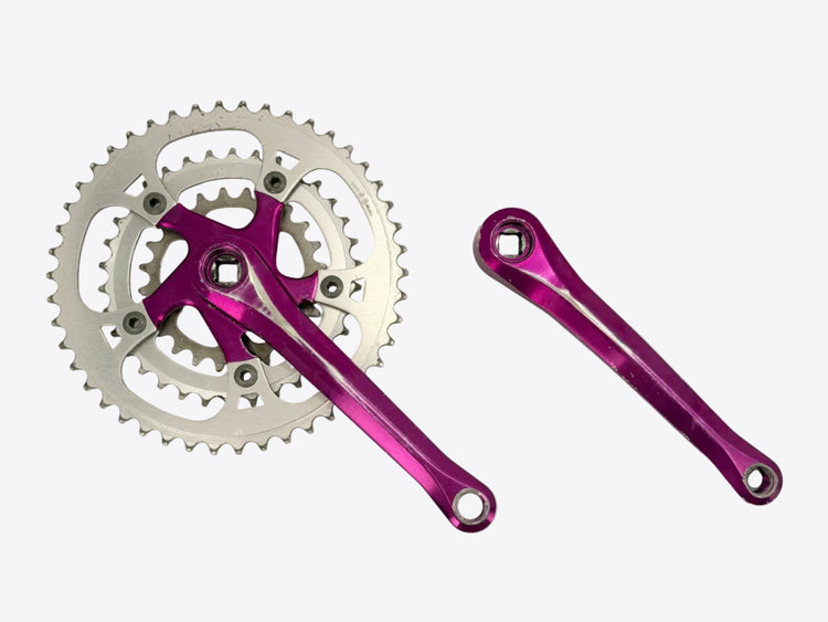 purple anodized cranks