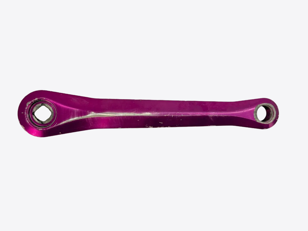 purple anodized crank
