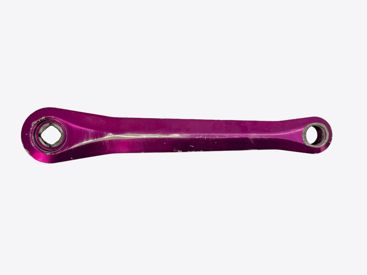 purple anodized crank