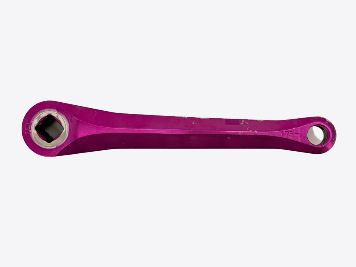 purple anodized crank