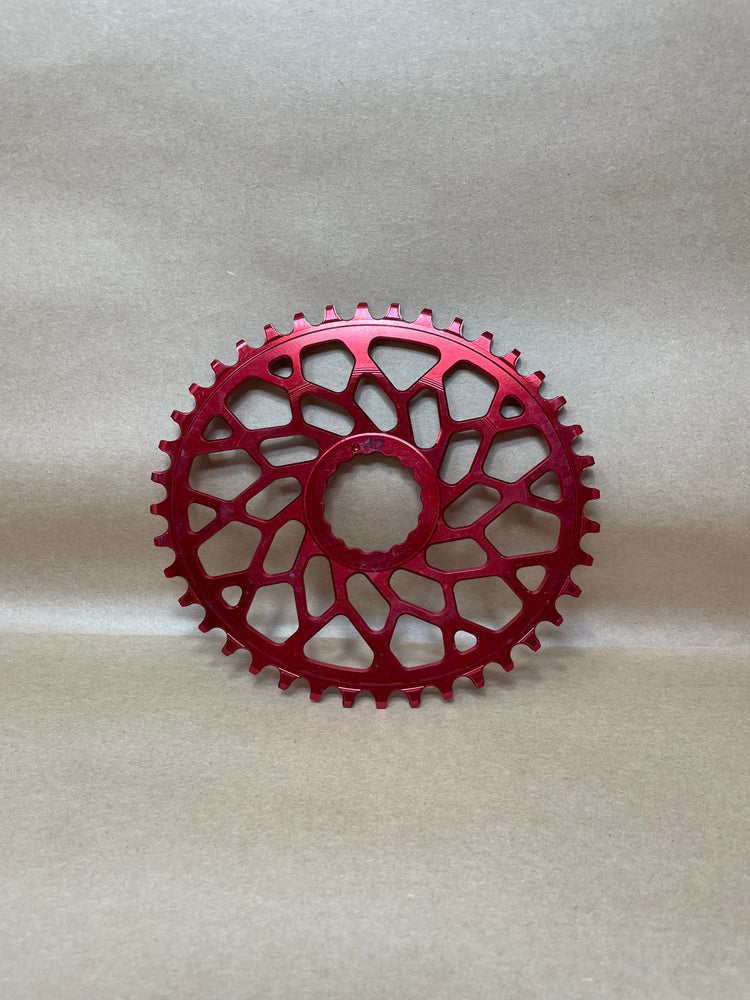 AbsoluteBLACK 40T Oval Chainring Red (Like New)
