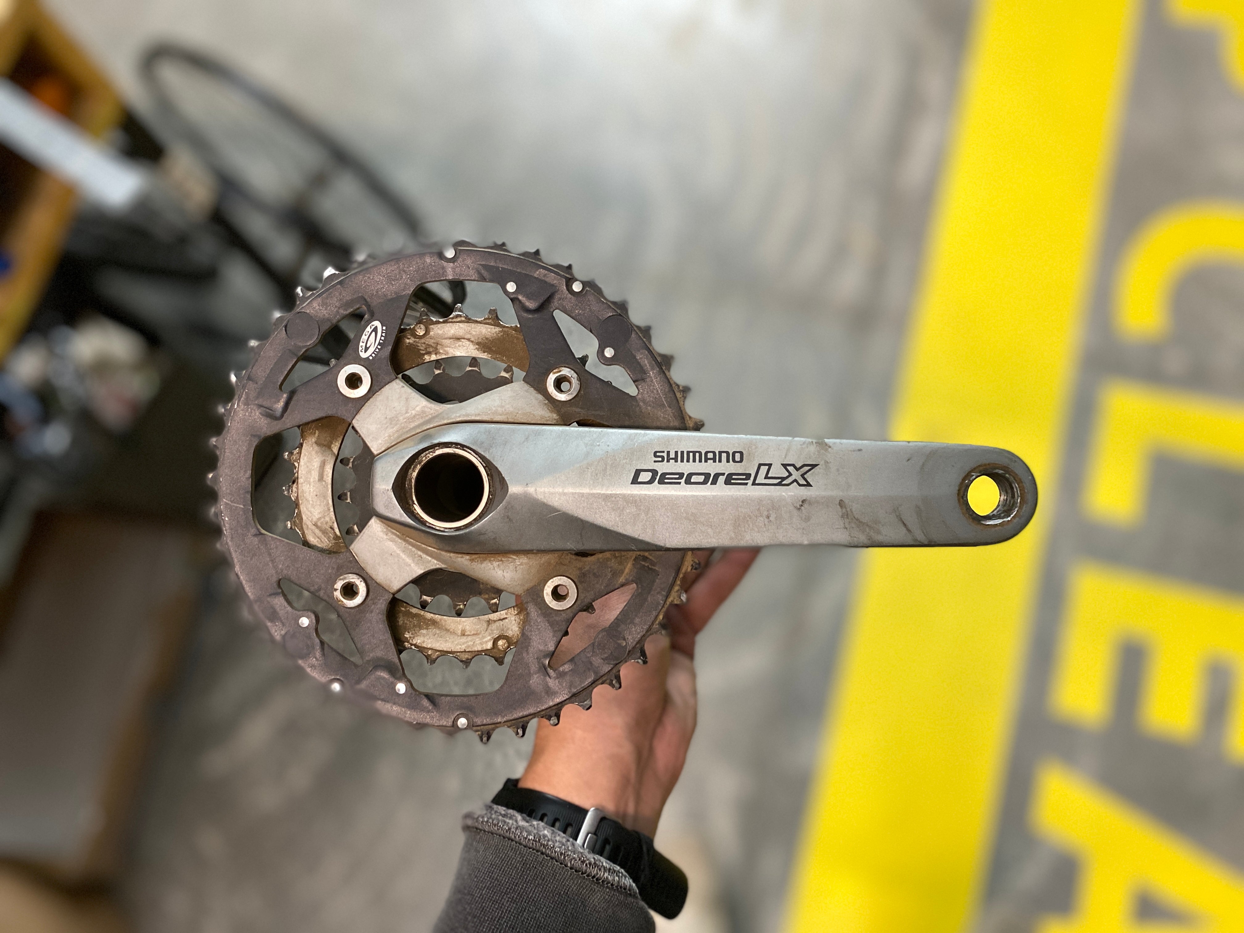 Shimano deore shop lx crankset