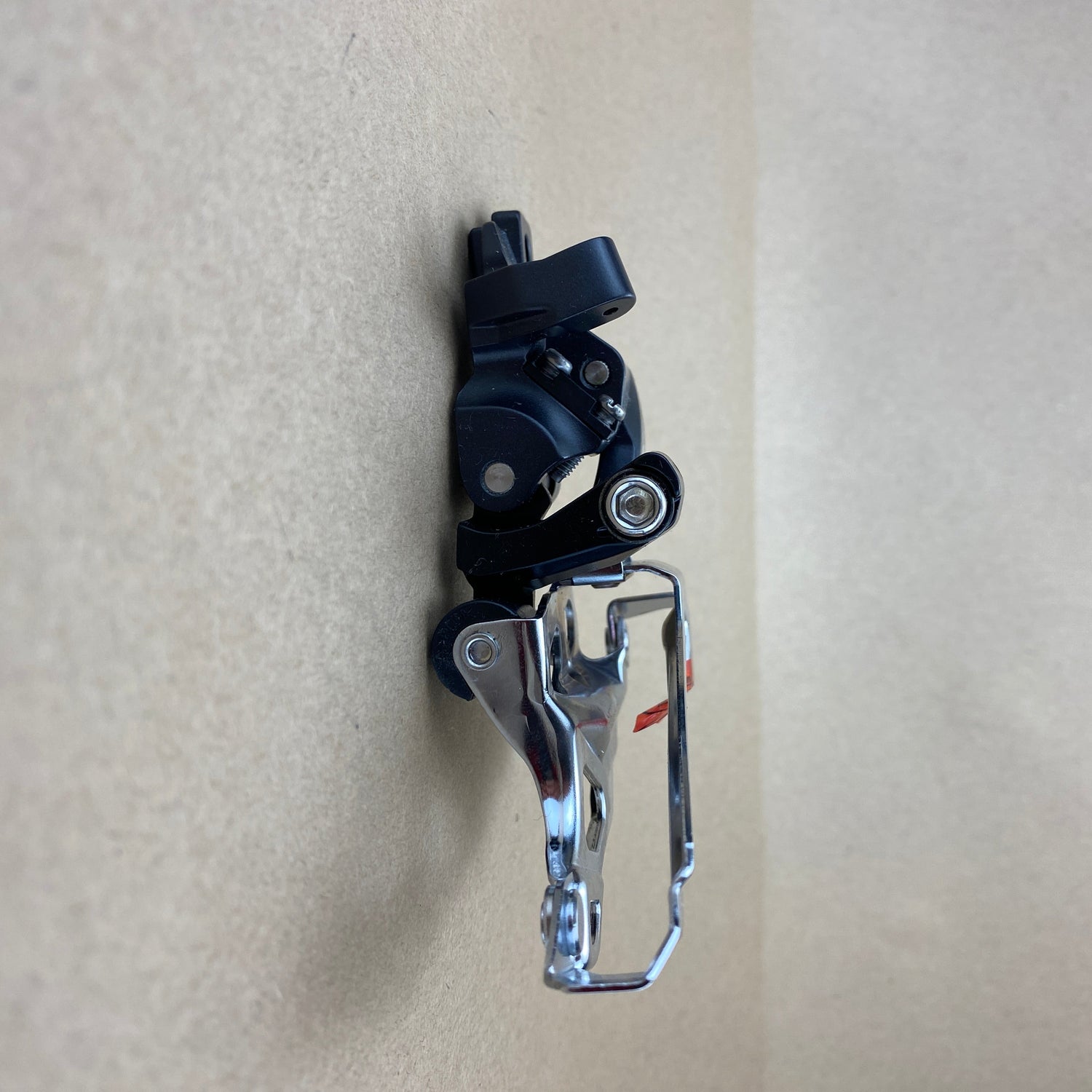 Rear view of derailleur