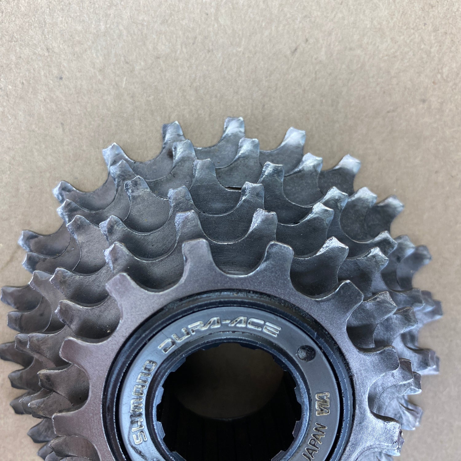 Close up of cog teeth