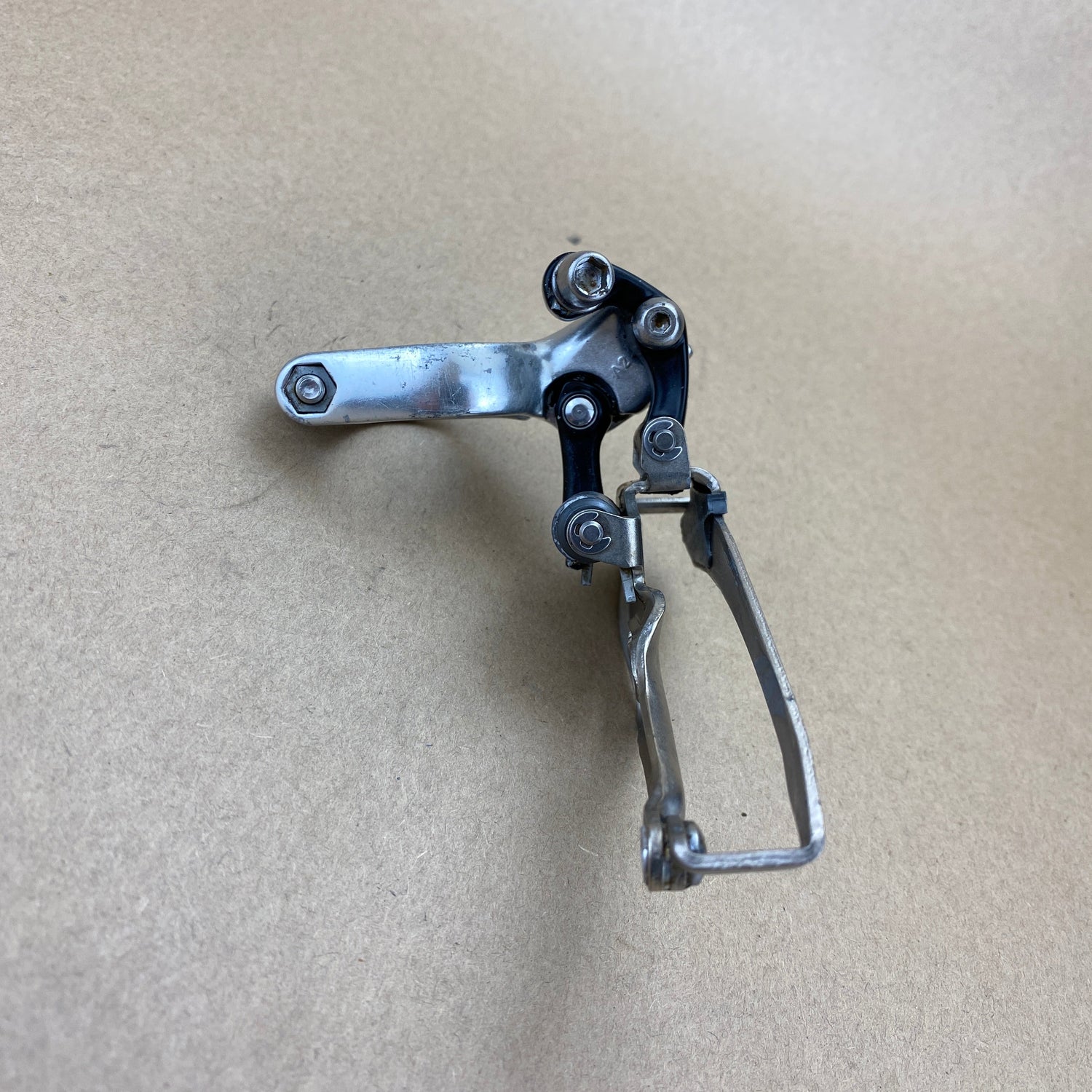 rear view of the derailleur