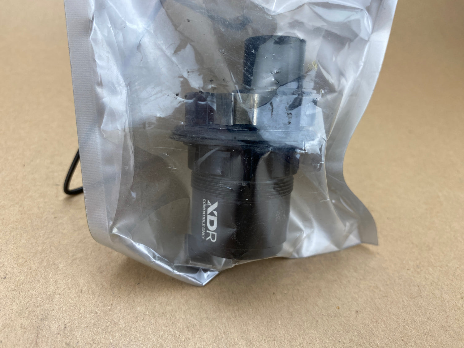 Close up of the part, in the bag