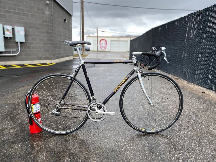 Vintage Lugged Carbon Specialized Epic Comp Road Bike 55.5