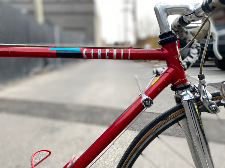 Vintage Lugged Steel Schwinn Circuit Road Bike 53cm