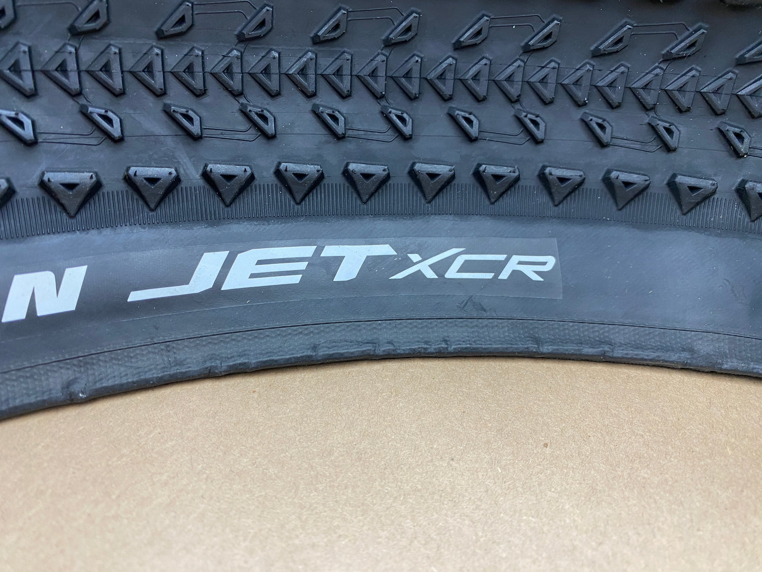 view of the tire model name